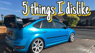 5 things I dislike about the Mk2 Ford Focus ST