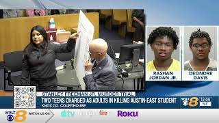Day two of trial for teens charged as adults in killing Austin-East student Stanley Freeman Jr.