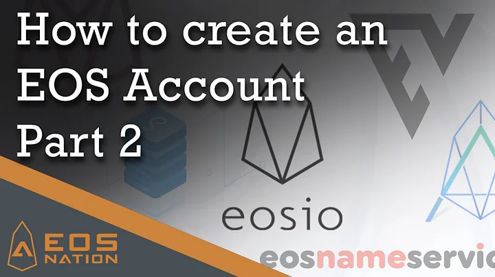 Easy Steps to Create an EOS Account Using EOS Name Service!