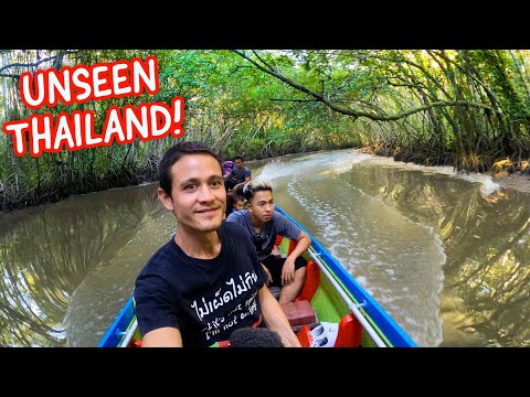 We Took a Boat Through an AMAZING MANGROVE TUNNEL! | Pattani (ปัตตานี), Thailand!