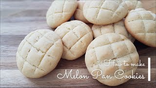 Easy Melon Pan Cookies Recipe (simple cookies)