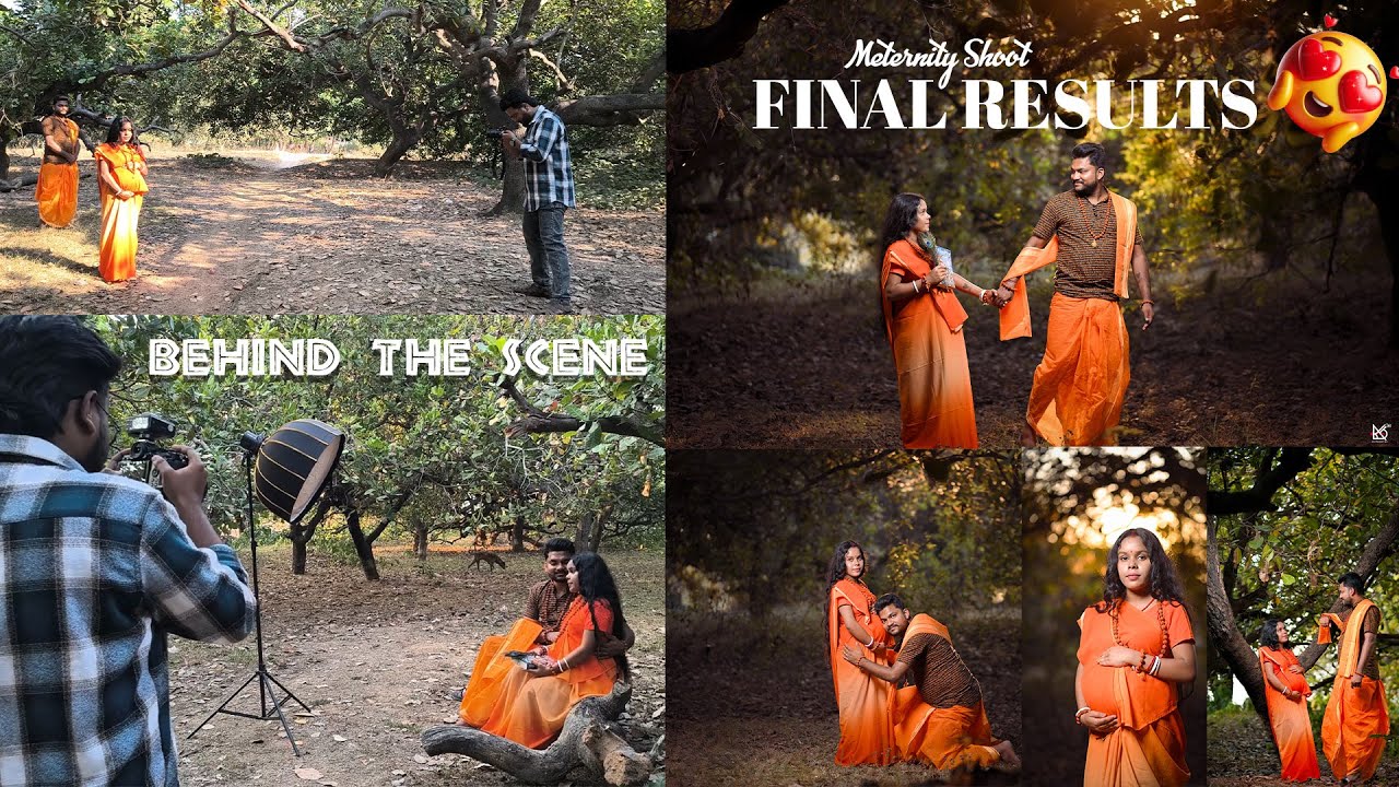 BTS || Meternity Photoshoot || Using Nikon Zf with 85mm,24mm || Flash Ad300pro & V1 || Outdoor Shoot