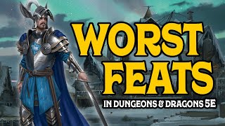 Top Five Worst Feats in D&D 5e