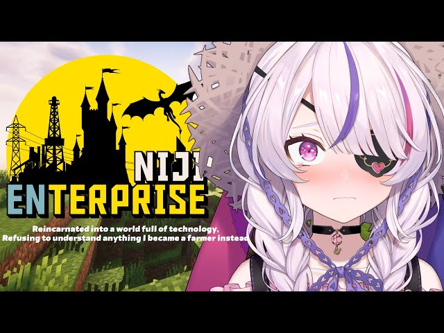 【MINECRAFT #NijiENterprise】No Tech Re:Farm #1【Maria Marionette | NIJISANJI EN】