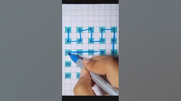 Draw the checkered path with numbers⁉️👁️👁️ #games #challenges #shorts #virals