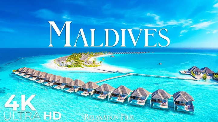 Maldives 4K • Peaceful Ocean Meditation Relaxation Film with Deep Relaxing Music | Scenic Ultra HD