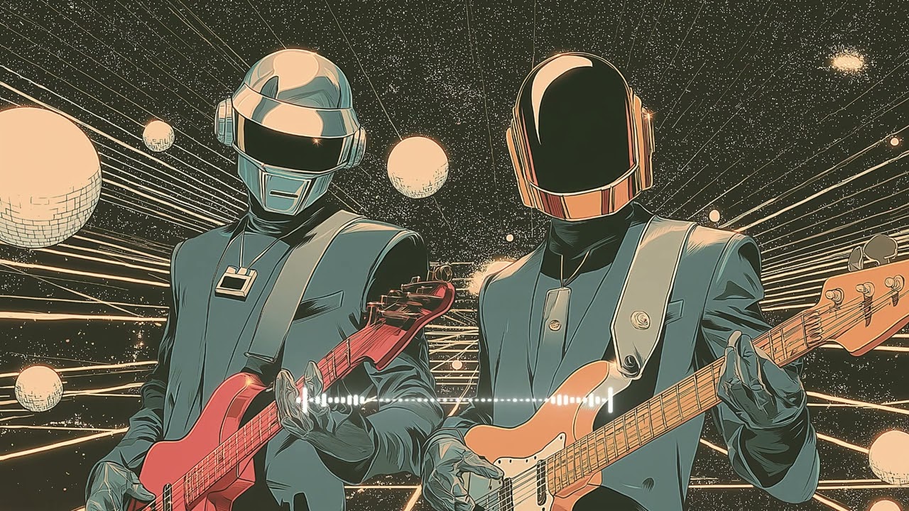 Daft Punk Infinite Grid Funk🪩🤖 | Chill Disco, Electro Funk, Retro Groove Playlist