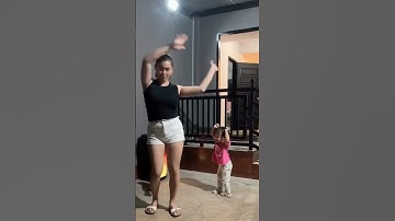 Thumbnail of A Cute baby girl danceing with his mother 🤌✨ Waka Waka Songs