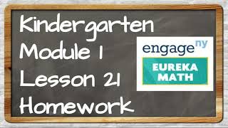 Famous Eureka Math Kinder Module 1 Lesson 21 Homework Wealth