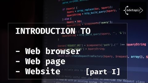 Setting Up Your Pc For Web Development | Part I [web browser, webpage, website - 1]