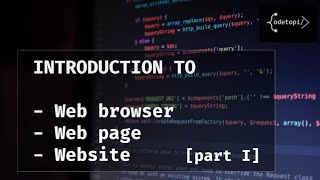 Setting Up Your Pc For Web Development | Part I [web browser, webpage, website - 1]