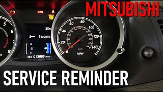 How To Reset Service Reminder Mitsubishi Lancer, Outlander, ASX, Proton Inspira. Routine Maintenance
