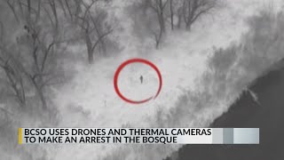 VIDEO: Drones help BCSO deputies track suspect in the Bosque