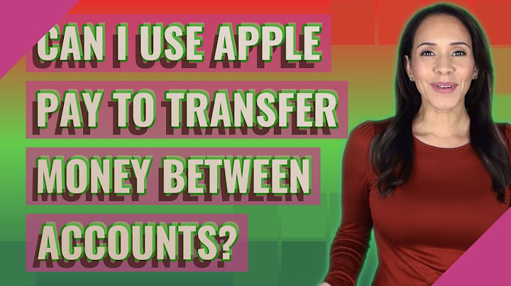Can i use apple pay to transfer money between accounts