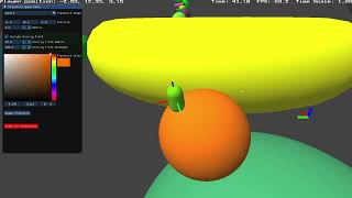 Gravity Fields Planet Spawning Menu - SMU Guildhall Thesis Demonstration