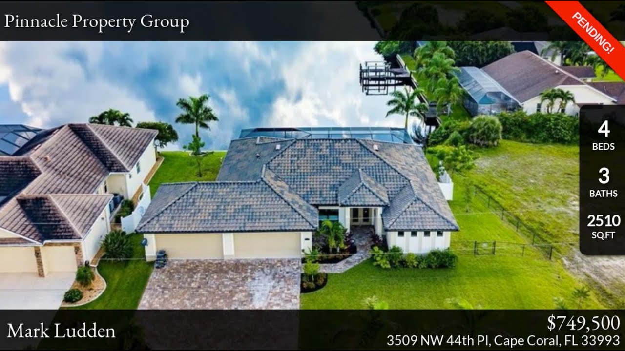 PENDING! 3509 NW 44th Pl, Cape Coral, FL 33993 Mark Ludden Pinnacle
