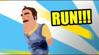 Neighbor Running from the Police | Hello Subway Neighbor 4 Running