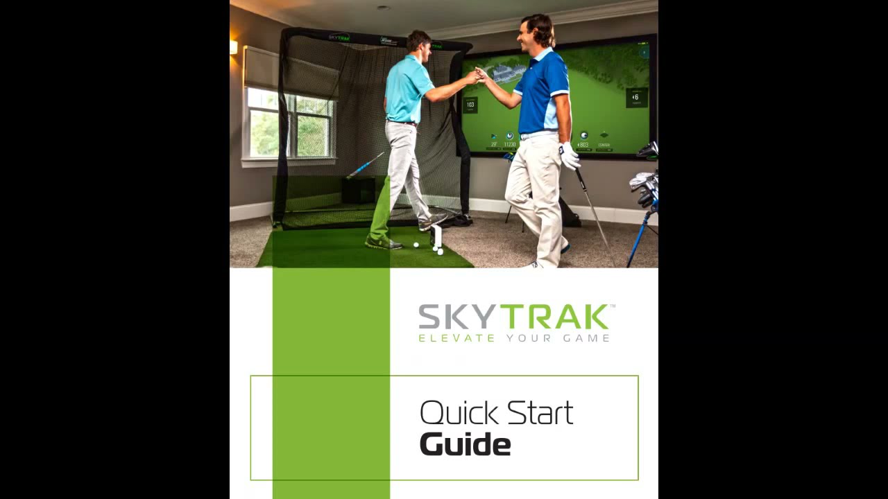 SkyTrak SwingBay Golf Simulator Package Instruction Manual Video
