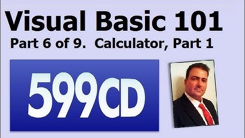 Visual Basic 101 Tutorial Part 6 of 9
