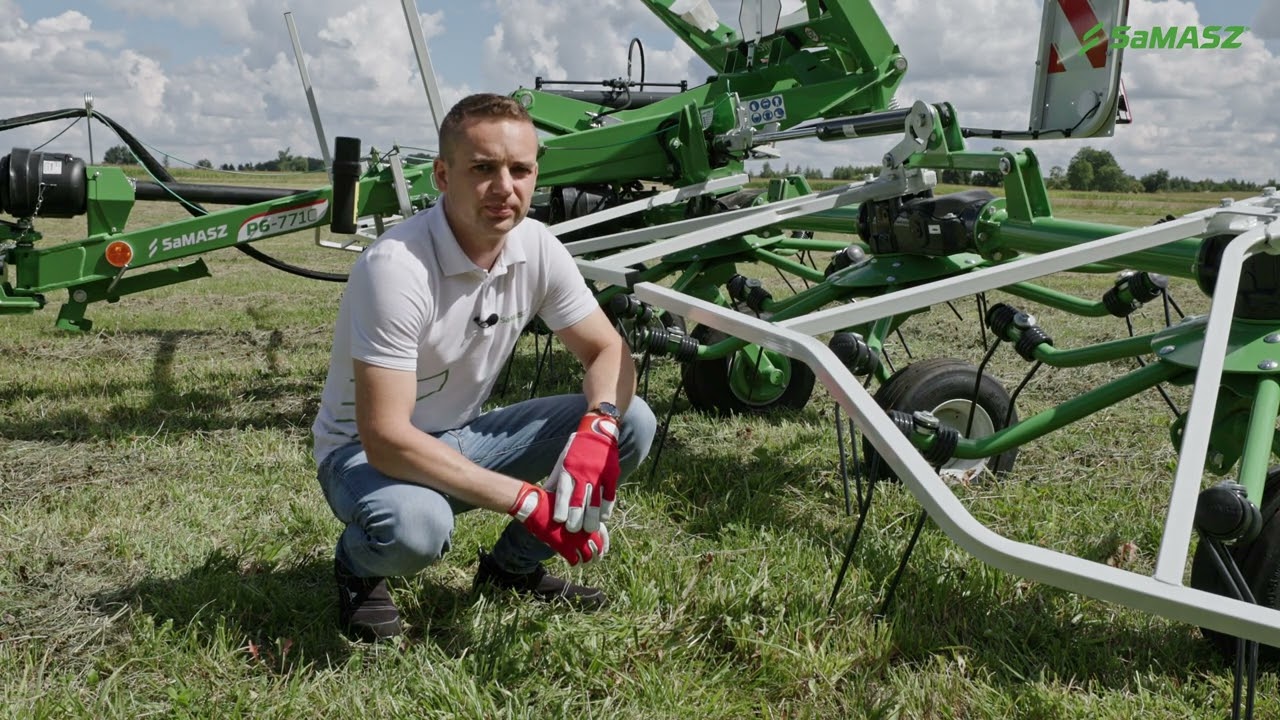 How to set up SaMASZ tedder P6 771 C?