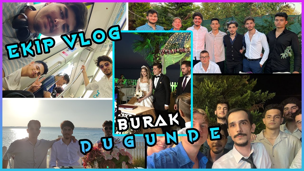Burak Oyunda Düğün  | Burak Düğünde Vloğumsu | Ekip Vlog  #1