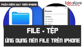 Hướng Dẫn Cách Nén File Trên iPhone  | Táo Store