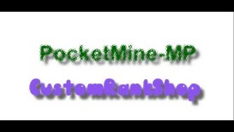 Free Download [CustomRankShop] by ZeroOfficial105 | PocketMine-MP Plugin