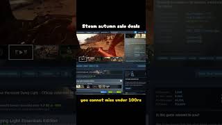 Steam Autumn Sale Deals under 100₹ #shorts #steam