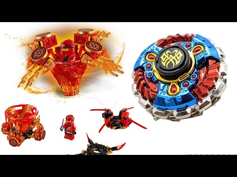 Lego Con Quay Vô Cực, Đại Chiến Con Quay Vô Cực, Vòng Xoay Thần Tốc ♥ Bé Nguyên TV