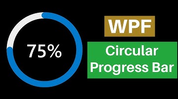 WPF Circular Progress Bar