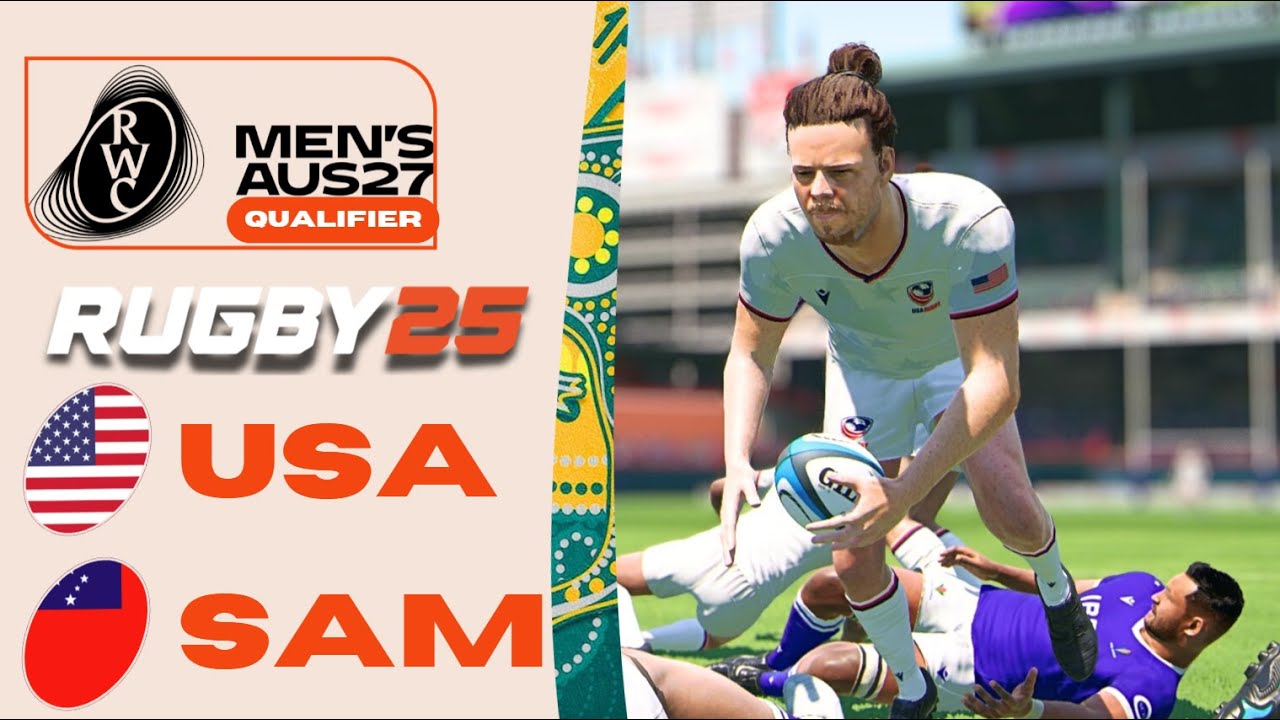 Регби-25 | США против Самоа | Отборочный матч Кубка мира по регби 2027 года