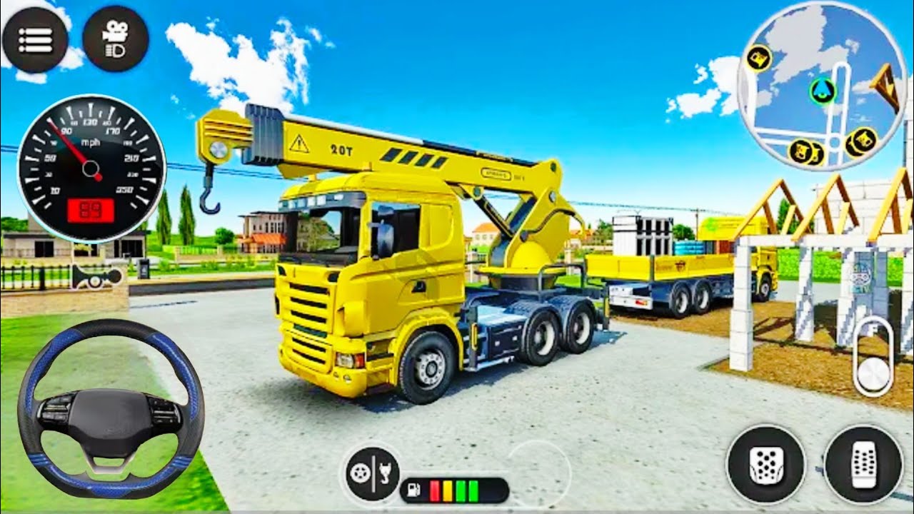 Construction Simulator 3d  - Toeing Mahindra Thar Game - Android Gameplay 