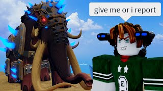 ''Give me mammoth or else..." (Blox Fruits)