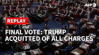 REPLAY - Trump's impeachment trial: President acquitted of all charges | AFP
