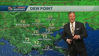 Tracking lower humidity and Fernand in your New Orleans weather forecast