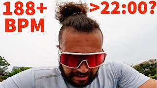 Can I beat my 5k PR with no training.... (sub 22 min at 210 lb)