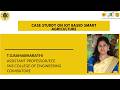Case study on IOT Based Smart Agriculture | Embedded systems | SNS instituions