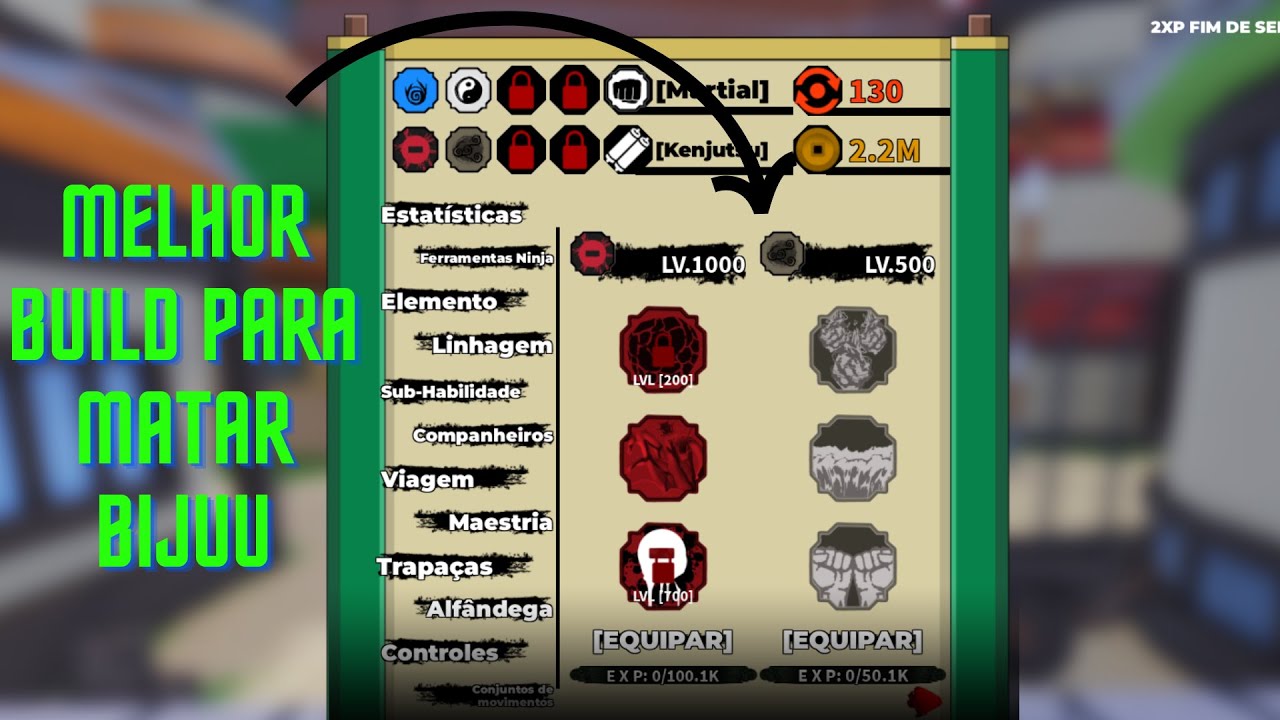 UMA DAS MELHORES BUILD PARA MATAR BIJUU NO SHINDO LIFE!!!