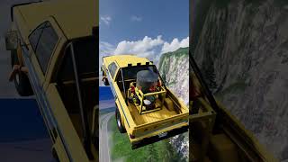 300 MPH CRASH at FULL SPEED 😱 BeamNG Physics Couldn’t Handle This! #shorts #beamngcrashes