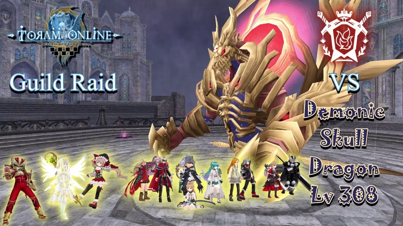 Ignis Rais Videos Toram Raid Boss Battle ~ Castra Ignis VS Demonic Skull Dragon (Lv 308 ...