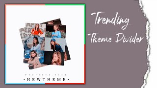 New Trending Theme Divider On Instagram 😍...(full tutorial)🔥