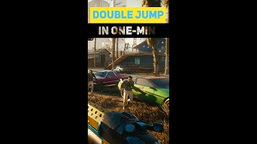 How To Get Double Jump and Charged Jump in Cyberpunk 2077 | Gaming Desk #shorts