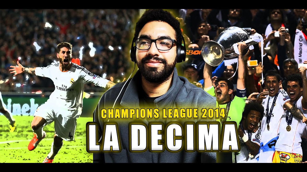 REACCIÓN a la histórica DÉCIMA del REAL MADRID 🏆 Champions 2014 - llermofc
