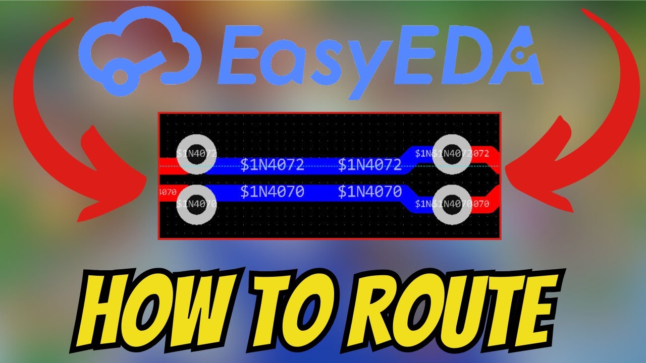 Как прокладывать маршруты в EasyEDA! [БЫСТРО И ЛЕГКО 2026]