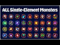 All singleelement monsters all sounds  animations my singing monsters