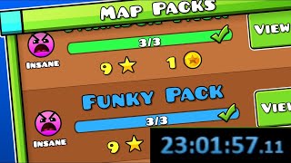 [Former WR] All Map Packs Speedrun in Geometry Dash. Yeah.