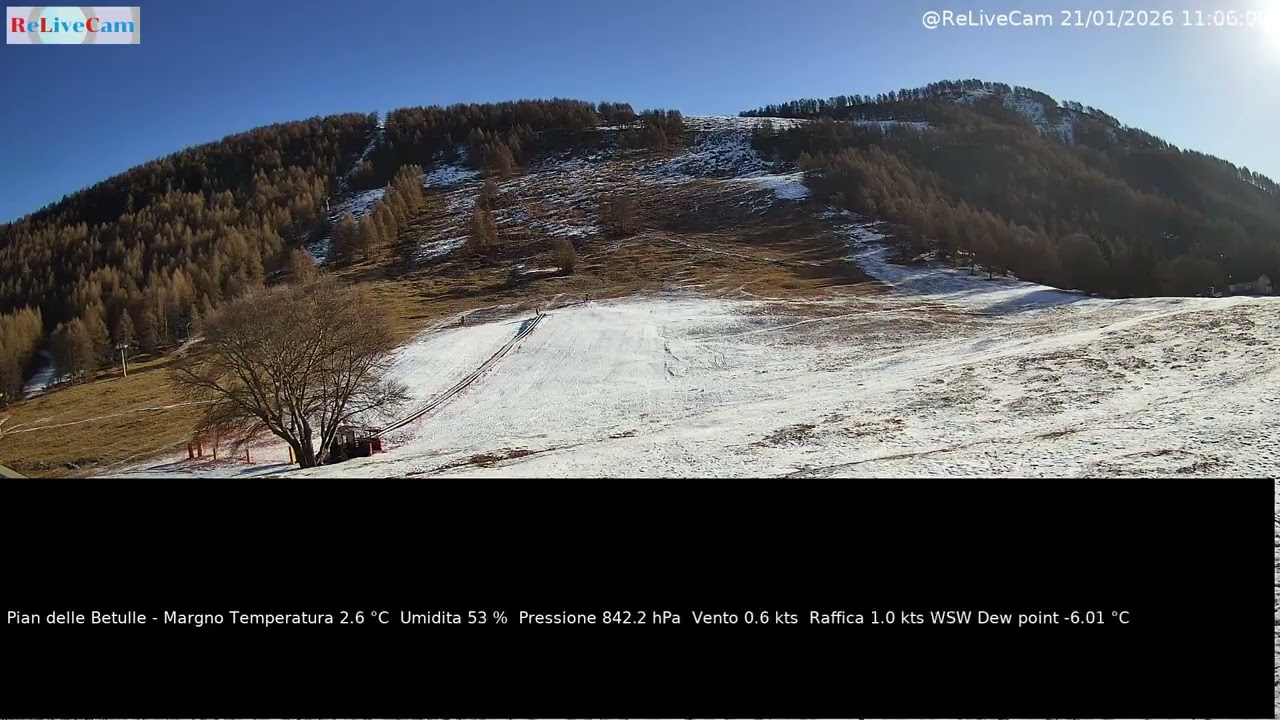 TimeLapse del 21/01/2026 a Margno(LC)Pian delle Betulle 