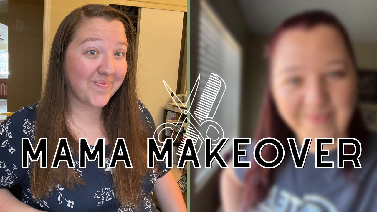 Mama Makeover | Brown to Red Hair - No Bleach at Home Dye Job | Hair Reveal