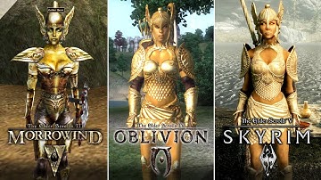 Morrowind vs. Oblivion vs. Skyrim - Monsters & Characters Comparison