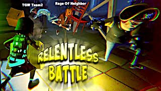 Relentless Battle as Leader & Detective vs the Scary Neighbor! 😱 @TGW